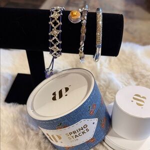 Unbranded Purple Cord & Silver Accent Women’s Bracelet